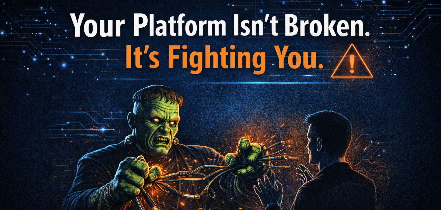 Your Platform Isn’t Broken. It’s Fighting You.